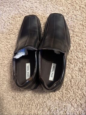 Steve Madden Men’s Slip-On Dress Loafers - Black/Brown Sz 12